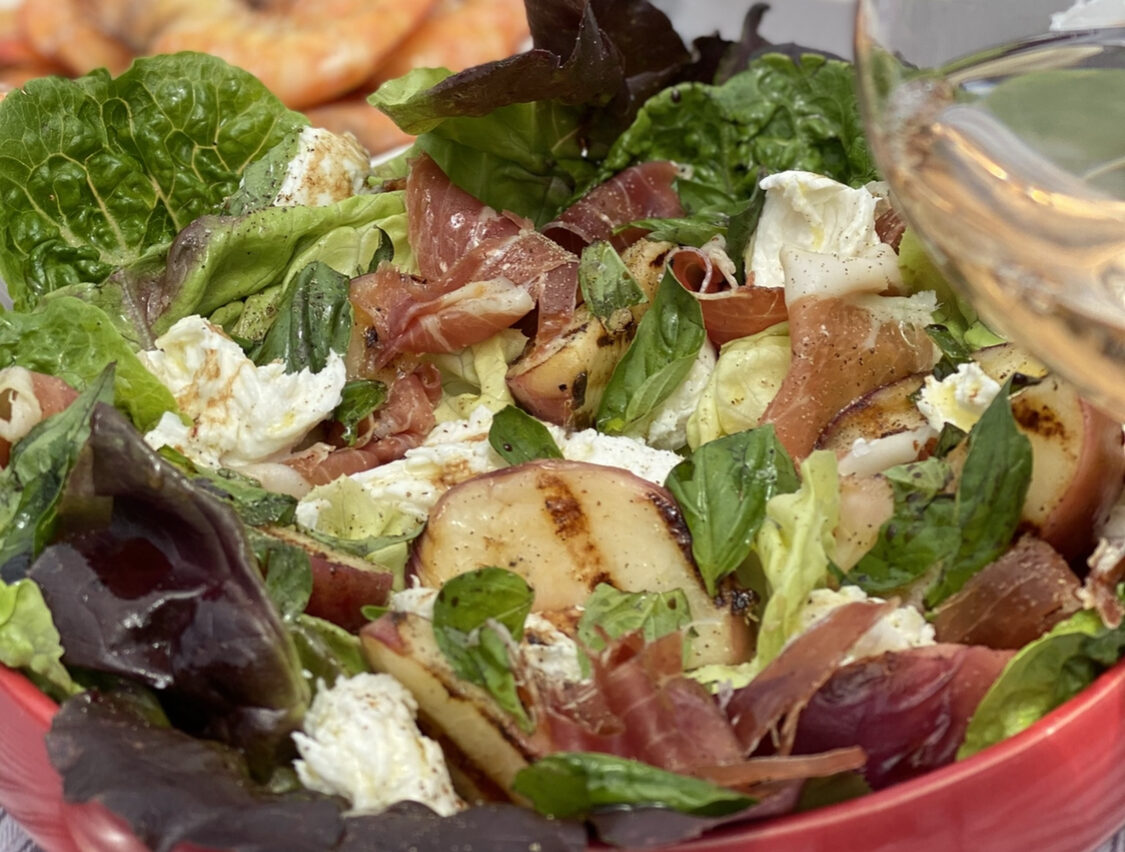 Buffalo Mozzarella & Grilled Stone Fruit Salad Recipe