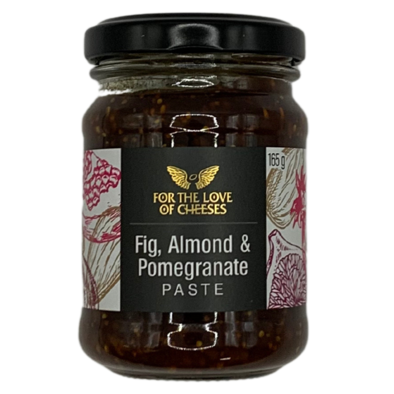 Fig almond and pomegranate paste