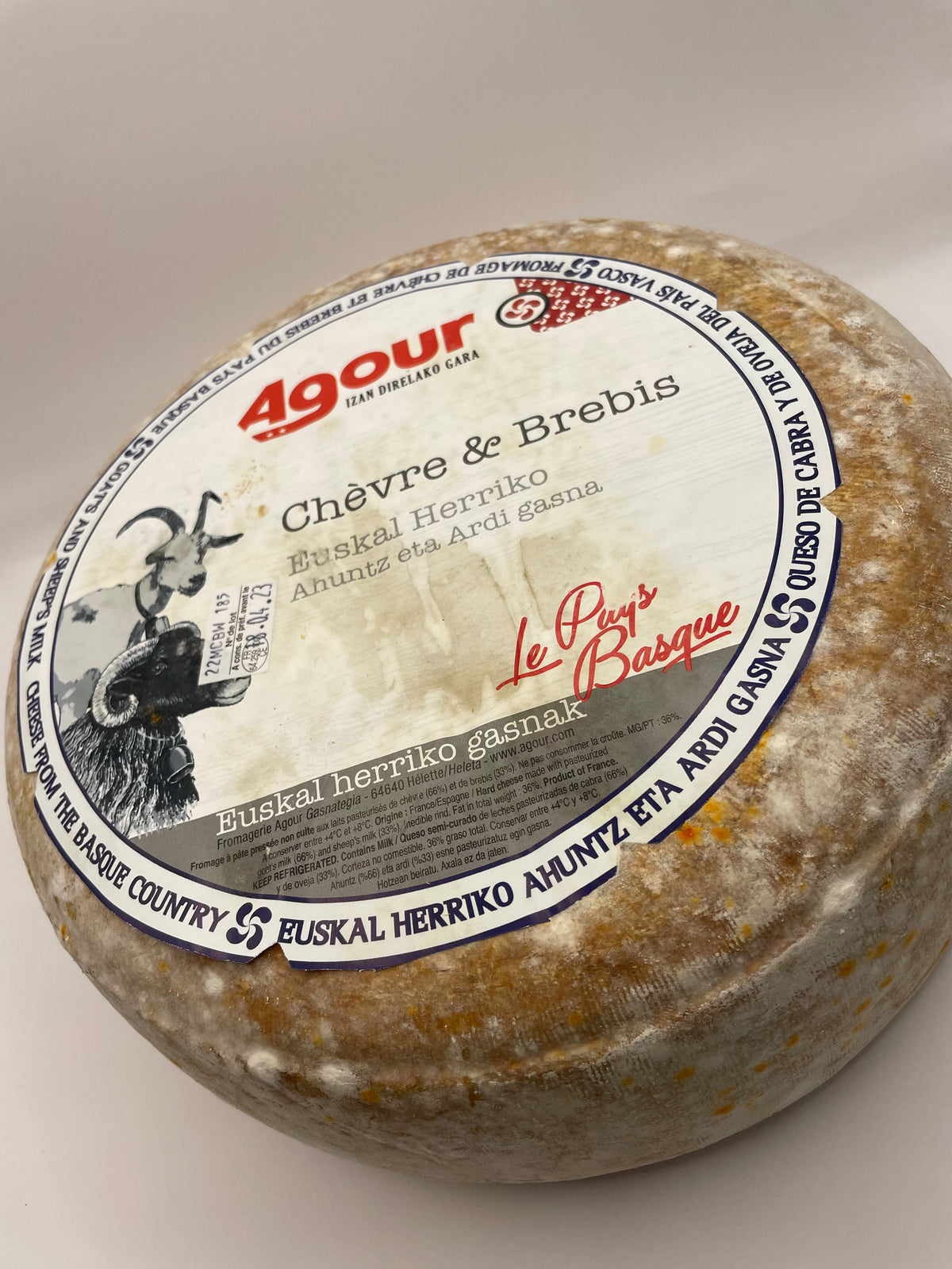 Tomme de Chevre Brebis &quot;AGOUR&quot;